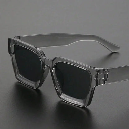 Retro Black Millionaire Shades Luxury Sunglasses 2025 For Men Designer Famous Brand Square Sun Glasses Man Women Sunglass