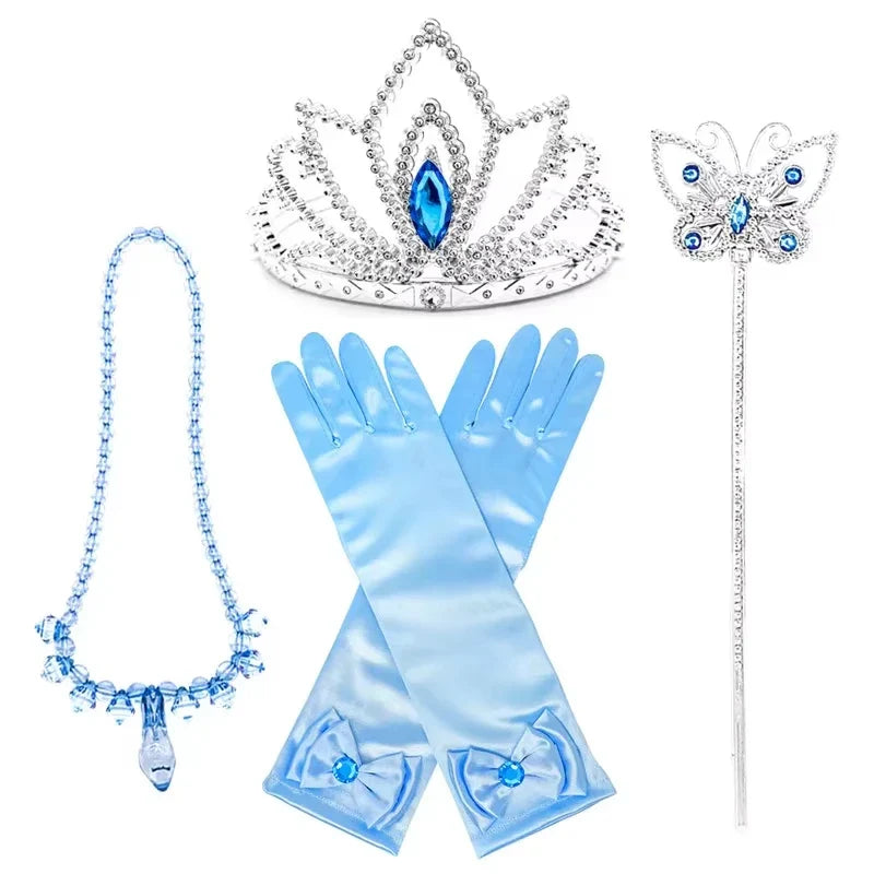 Cinderella Princess Cosplay Dress for Girl Kids Ball Gown Sequin Carnival TUTU Puff Mesh Clothing for Birthday Gift Purim Dress