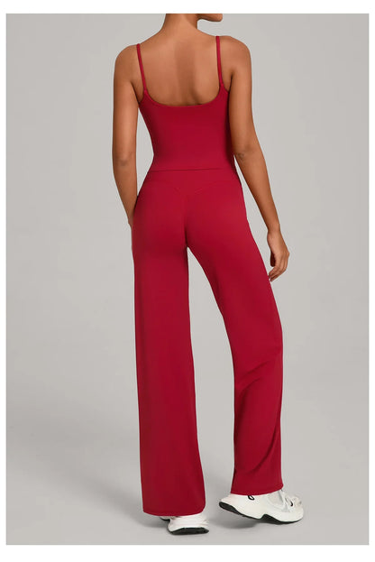 Gym Workout Clothes Women's Casual Wear Outdoor Sports Tight Yoga Suit Naked Feeling Fitness Suit High Waist Yoga Two-piece Set