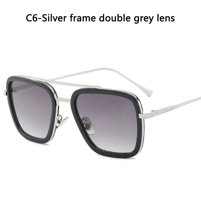 Glasses Men Women Sunglasses Iron man Eyewear Steampunk Sun Glasses
