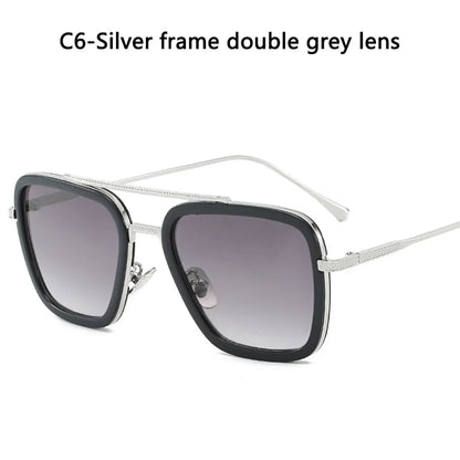 Glasses Men Women Sunglasses Iron man Eyewear Steampunk Sun Glasses