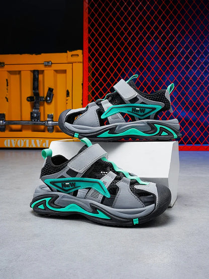 Boys' Toe-Protecting Sports Casual Shoes and Sandals