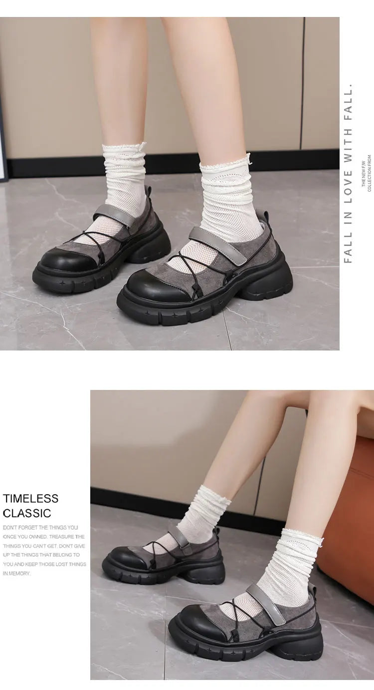 2026 Women Hot Seller Thick Soled Mary Jane Small Leather Shoes British Wind Fashion with New Single Shoe Tide Shoes for Women