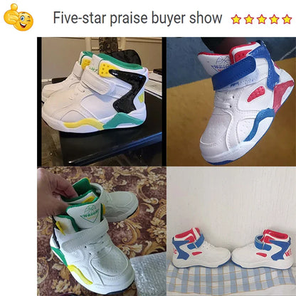 Children's basketball shoes are soft and fashionable