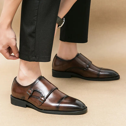 Men's Dress Shoes Classic Wedding Formal Oxford Leather Shoes Men Gentleman Casual Business Social Shoes Man Office Leather Shoe