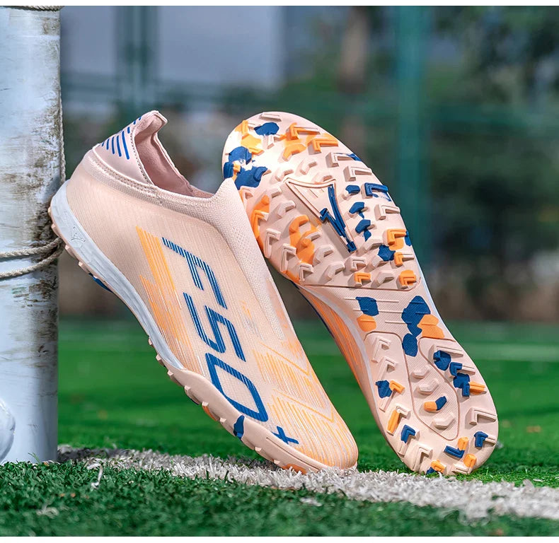 X2517 Slip-on F50 Mens Football Boots Boys FG/TF Training Studded Fast Soccer Cleats Pro Non Slip Football Shoes for Man 35-45