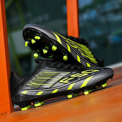 New durable and breathable football shoes with FG/AG studs suitable for all seasons of training and competition