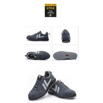Four Season Anti Smashing and Anti Stabbing Insulated Electrician Protective Shoes with Oil Resistant Steel Toe Caps