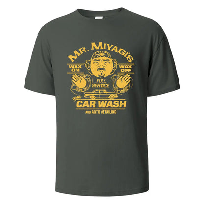 Men's Printed T-Shirt Mr.Miyagis Funny Graphic 100% Cotton Oversize Shortsleeved Tees For Men Women Summer Fashion Casual Tops