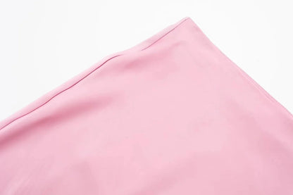 2024 Y2K Casual Women Long Skirt Spring Elastic High Waisted A-Line Casual Female Satin Skirts High Street Lady Skirts