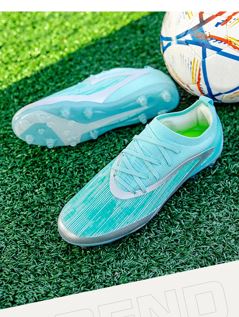 New 2026 Men Soccer Shoes Kids Cleats Grass Adult Professional Football Boots Ultralight Non-Slip Boys Training Soccer Boot