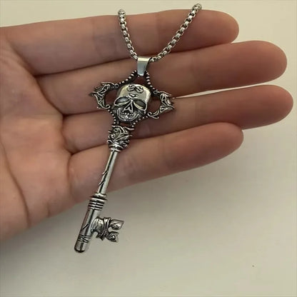European And American Fashion Personality Retro Gothic Cross Necklace For Men And Women Street Hip-Hop Trendsetters Versatile Pe
