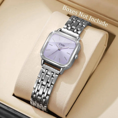 Fashion Square Women Watches Simple Ladies Quartz Wristwatch Reloj Mujer（Without Box）