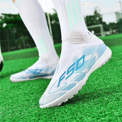 Men's football field boots ultra light grass indoor social training football shoes sports shoes TF/FG football shoes