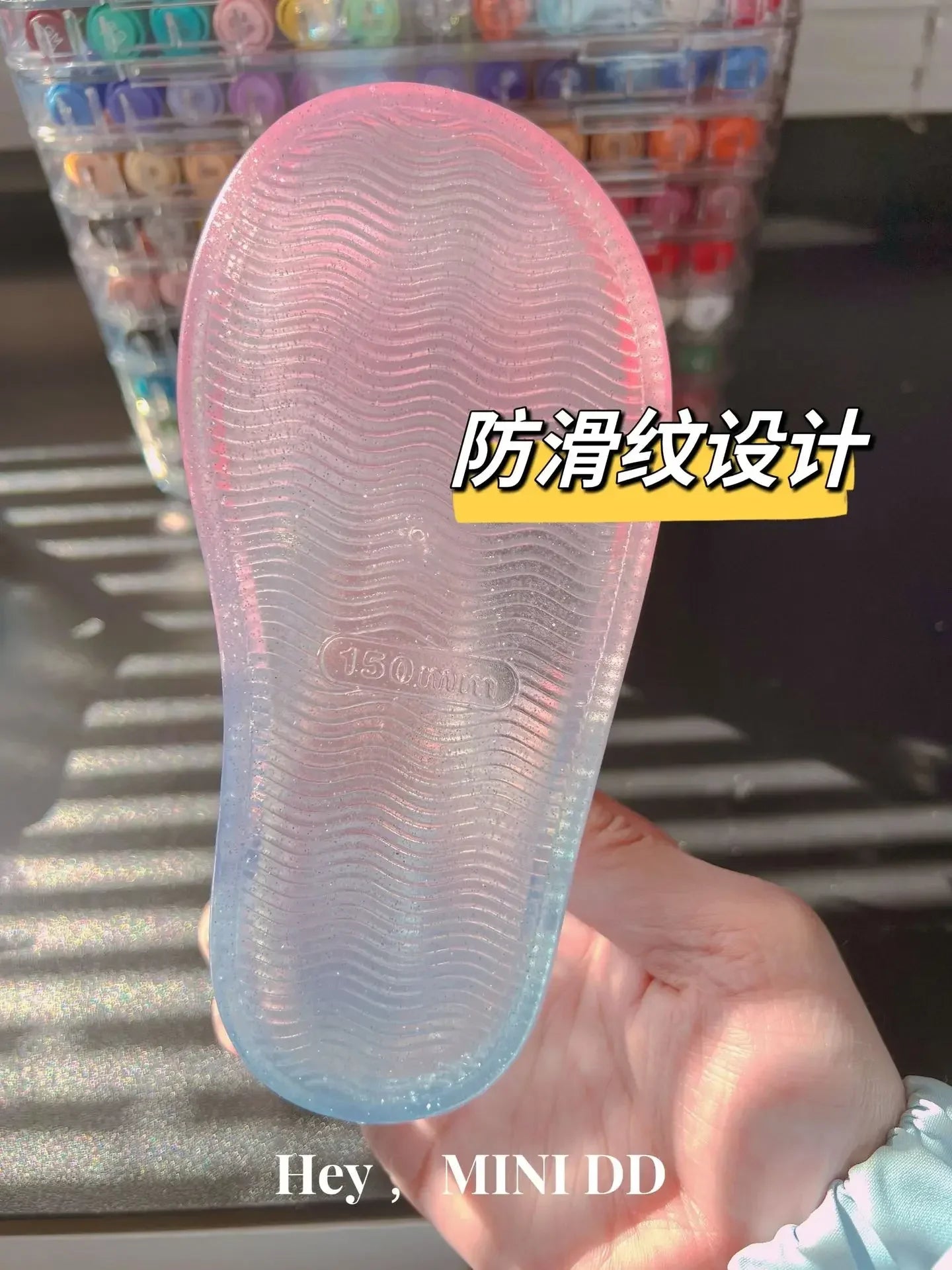 Girls' Princess Sandals 2025 Summer New Children's Jelly Sandals Soft Bottom Closed-toe Anti-collision Baby Kid's Beach Shoes