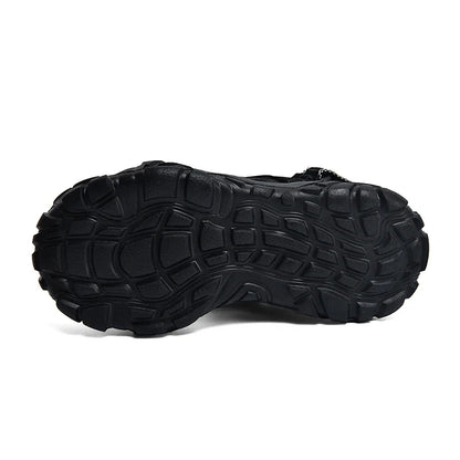 Kids Closed-Toe Sandals, Non-Slip Breathable Outdoor Sport Sandals for Boys, Adjustable Strap Hiking Beach Shoes for Summer