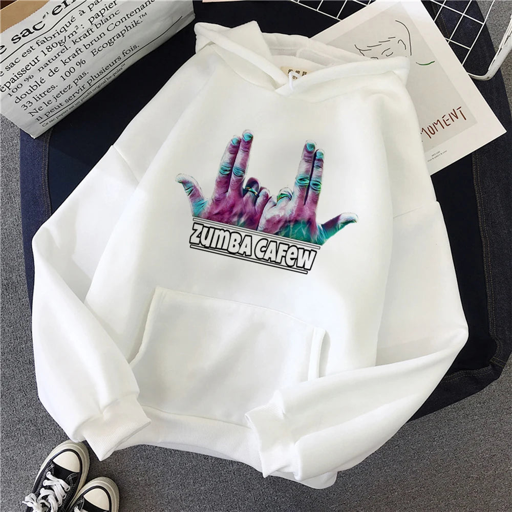 hoodies women graphic Fleece gothic sweat y2k sweater tracksuit women Fleece Hooded Shirt