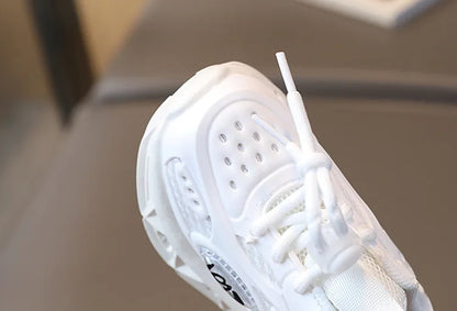 Baby Shoes 2025 Spring Autumn New Boys and Girls Light Up Clunky Sneaker Small and Medium-sized Children's Soft Soled Baby Shoes