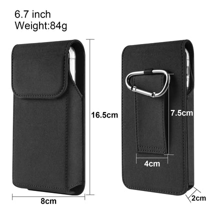 Nylon Belt Clip Phone Case Man Waist Bag For iPhone 17 16 15 14 13 Pro Max Samsung S25 S24 S23 S22 S21 Plus Redmi Holster Cover