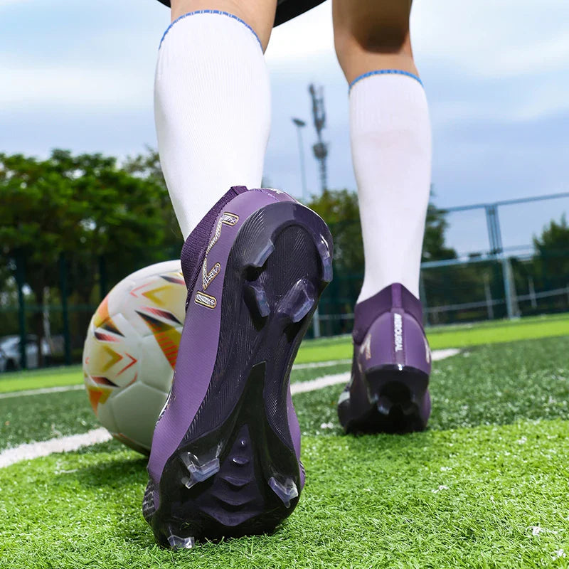 New Men Match Football Boots Ankle Non-Slip TF/FG Professional Soccer Shoes Boys Sneakers Comfortable Sports Shoes Unisex