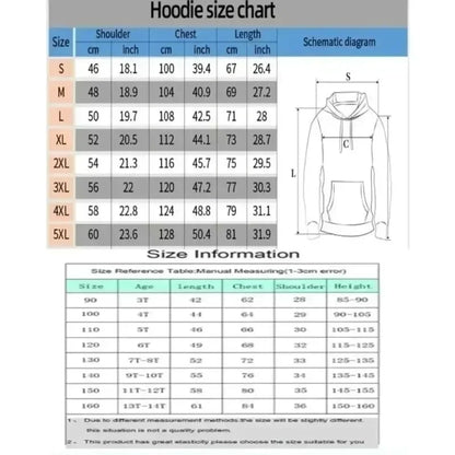 Demon Slayer Y2K Trendy Hoodie Men's Autumn/Winter New Kochou Shinobu Anime Printed Street Hip Hop Casual Loose Parent Child Top