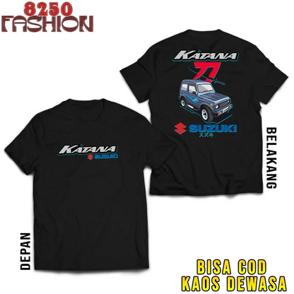 Samurai 2026 High-quality Trendy Racing Suit 100%Cotton Men T-shirt Summer Daily Outdoor Sports Casual Loose Short-sleeve