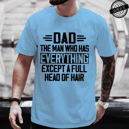 Men Funny Dad T Shirt T-Shirts Clothing Casual Short Sleeve Graphic Printed Tees Fashion Hip Hop Streetwear Father Gift Tops