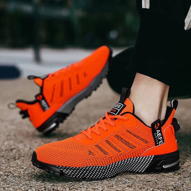 Men Running Shoes Breathable Outdoor Sports Shoes Lightweight Sneakers for Men Comfortable Athletic Training Footwear