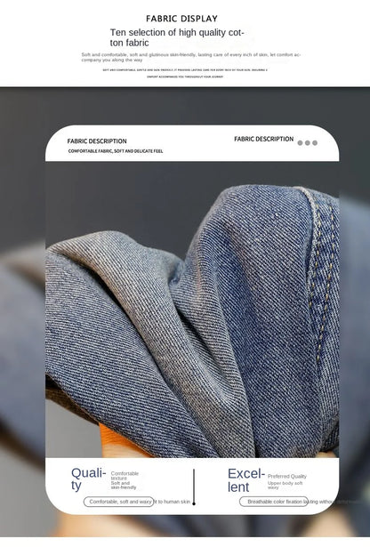 Calça Jeans Masculina Solta Reta 2026 Novo Estilo Casual Confortável Calça Jeans Masculina Moderna Moda Masculina