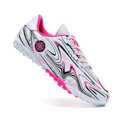 Kids Youth Soccer Cleats Football Shoes Men Non Slip Breathable Lightweight Training Sneakers Boys Children Football Match Boots