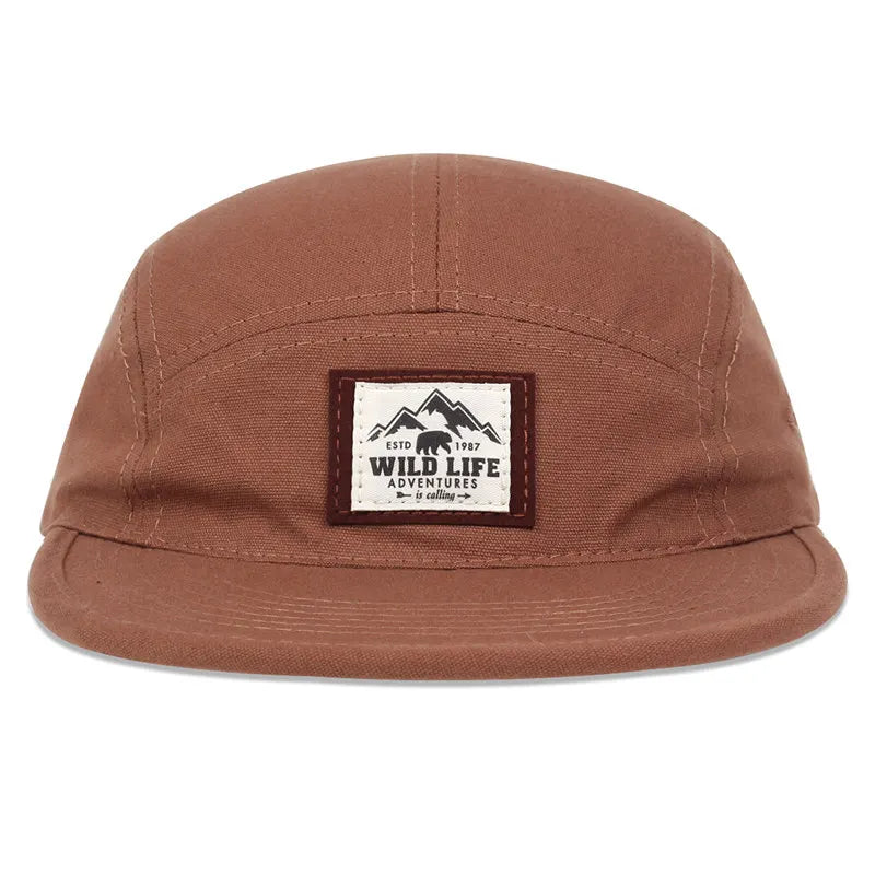 Cotton 5 Panel Baseball Cap Snapback Caps Bone Gorras Hombre Originales Hip Hop Hats For Men Women Adjustable