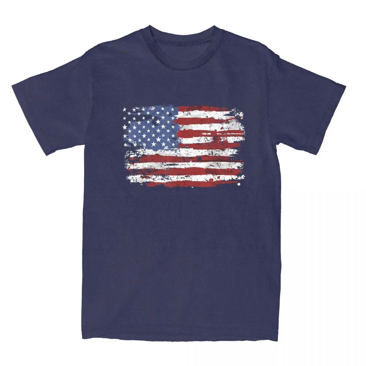 American Flag USA United States Of America US 4th Of July T Shirt Summer T Shirts Cotton Tee Shirt For Men Short Sleeve Tees