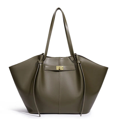 Lightweight Large Capacity 2025 New Bat-Shaped High Street Handbag European and American Style Trendy Single Shoulder Crossbody