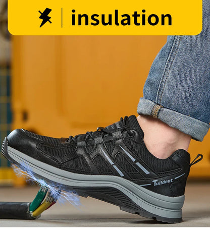 Safety shoes, anti-smashing and anti-puncture work shoes, insulated shoes, men's protective boots, men's shoes