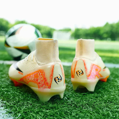 New Men Women Professional Football Boots Training Cleats Sport Sneakers Trainer Lightweight Grass Non-slip Match Soccer Shoes
