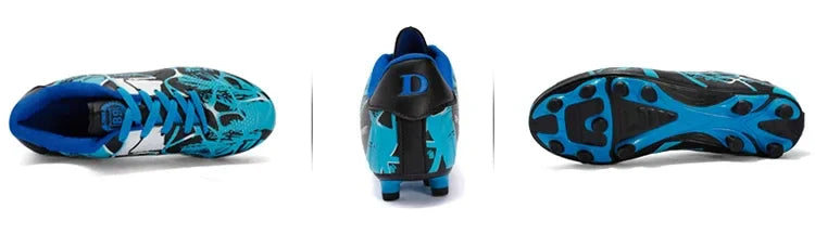 Children Soccer Shoes Sports Society Field Boy Football Shoes Futsal Fast Indoor Sneaker Original Ankle Cleats Football Boots