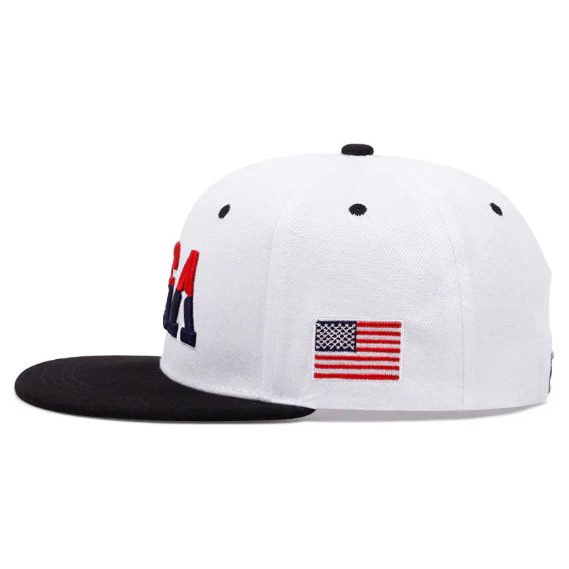 2024 New Fashion Fastball Cap Classic USA Embroidered American Flag Baseball Caps For Men Women Snapback Hat Unisex Hip Hop Hats