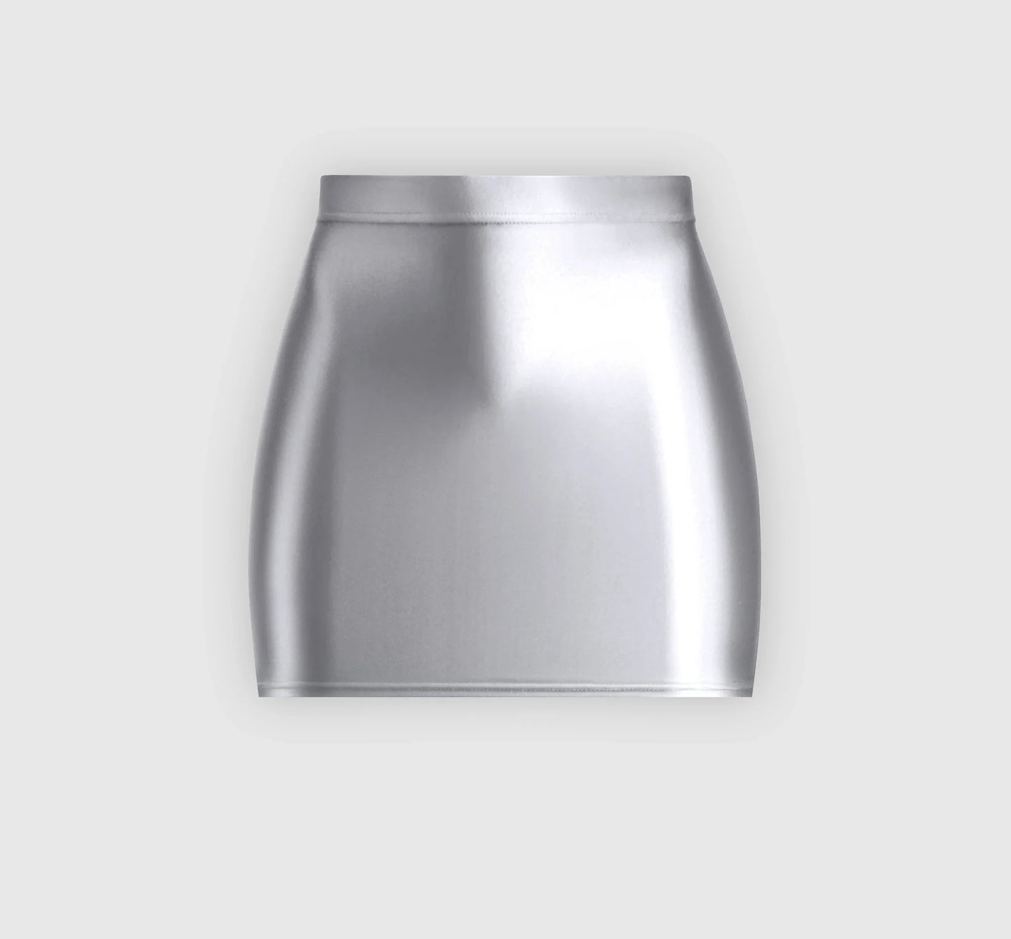 satin glossy Skirt Elastic Smooth Gloss Tight Skirt Oil Solid Color Half Skirt Satin glossy Wrap Hip Short Skirt