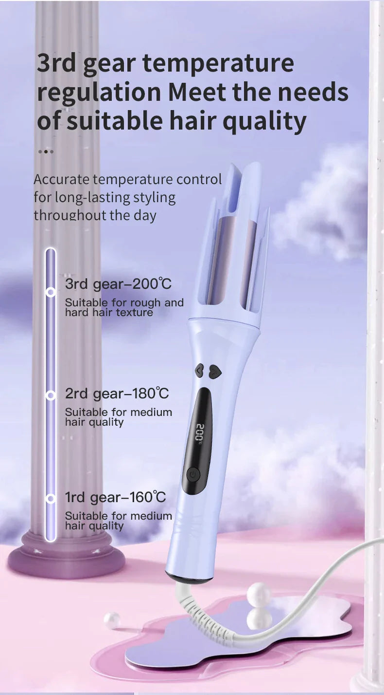 Fast Heating 28MM Auto Rotating Ceramic Hair Roller Professional Curling Iron Curling Wand Hair Waver