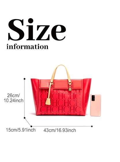 Women's Handbag 2024 New Brand Embossed Large Capacity Business Wallet
