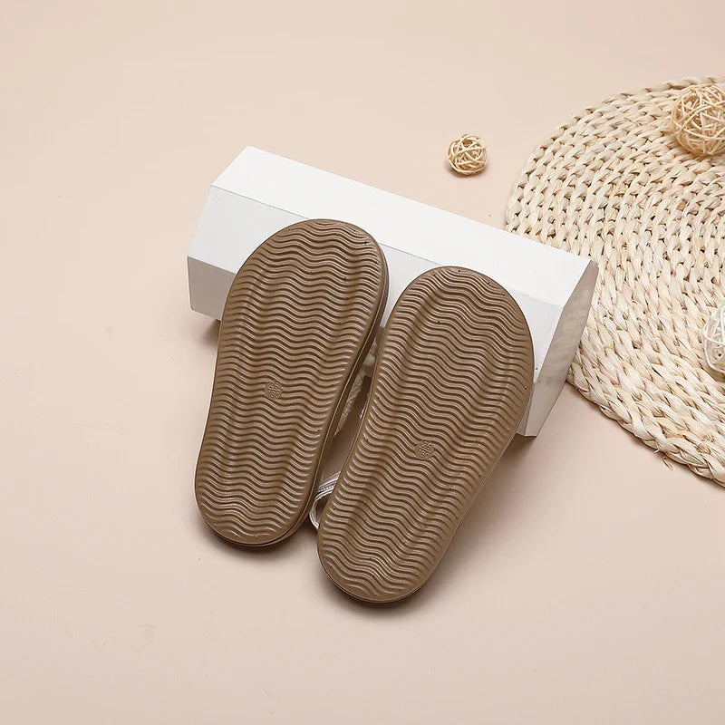 Girls Summer Beach Shoes Ethnic Style Kids Casual Sandals Soft Sole Fashion Children Retro Princess Shoes 2026 Summer New 21-37
