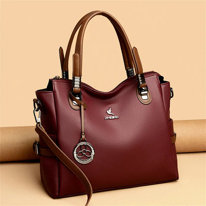Genuine Luxury Handbags Women Bags Designer HIgh Quality Leather Large Crossbody Bags for Women 2024 Shoulder Bag Sac A Main