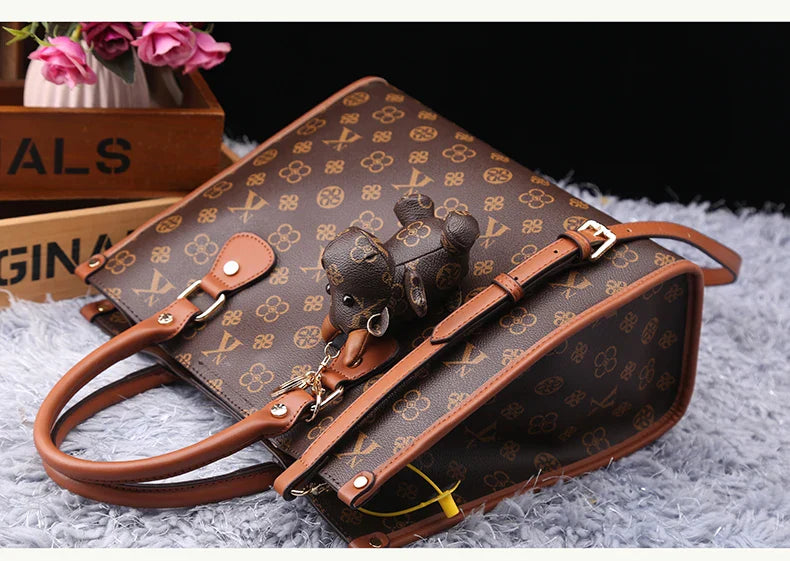 Light luxury brand women's bag 2025 new fashionable and versatile single shoulder crossbody high-end handbag with large capacity