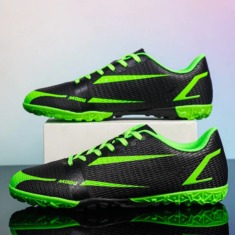 New Outdoor Men Soccer Shoes Adult Cleats Long Spikes Football Boots Training Sport Footwear Sneakers Non Slip Training Unisex