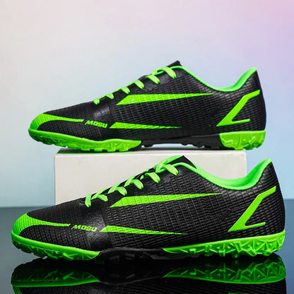 New Outdoor Men Soccer Shoes Adult Cleats Long Spikes Football Boots Training Sport Footwear Sneakers Non Slip Training Unisex