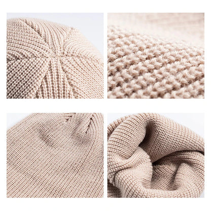 Knitted Hat for Men & Women Caps Wool Fashion Simple Warm Skullies Beanies
