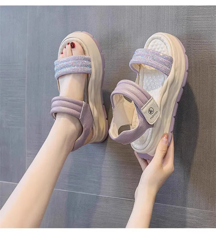 Girls Summer Fashion Sandals 2026 Kids New Arrival Soft Anti-Skid Beach Sandals Lightweight Comfortable Design Outdoor Shoes