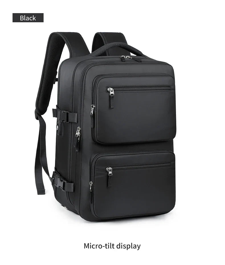Large Travel Backpack for Women Men Cabin Bag Multifunctional Airplane Waterproof Backpack with USB Charging Anti-Theft Backpack