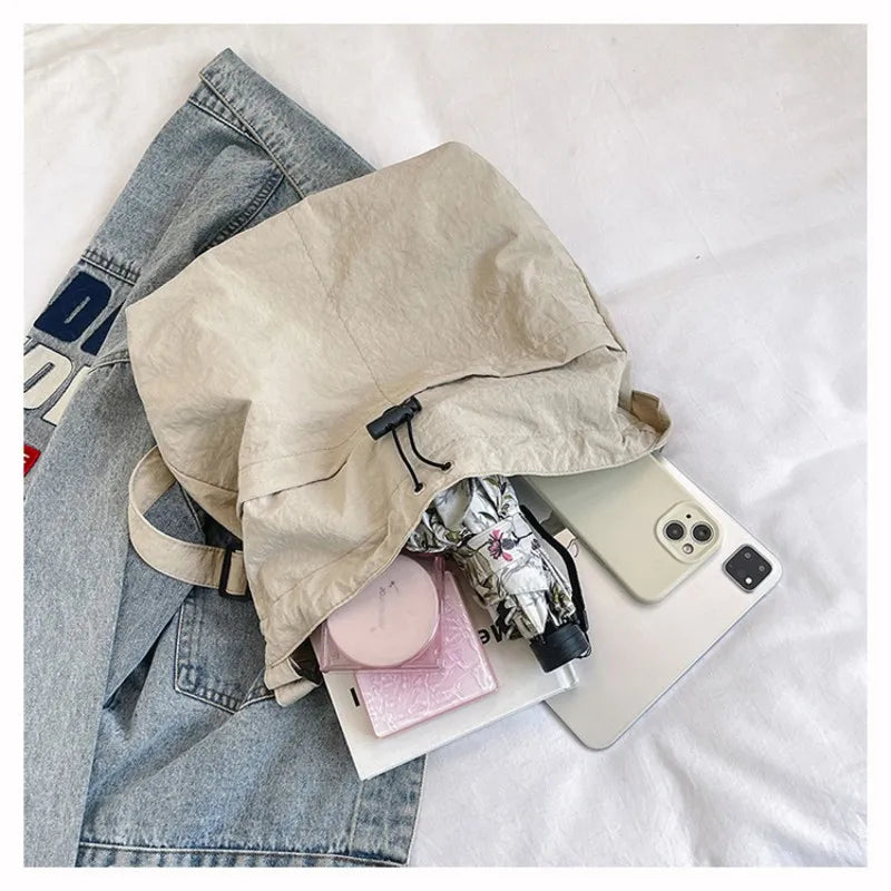 Large Capacity Versatile Shoulder Bag for Women's Summer Popular Lightweight Crossbody Bag Minimalist Tote Handbag