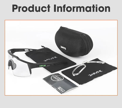 Photochromic Cycling Sunglasses for Men Women Bike Glasses Riding Driving UV400 Mountain Bicycle Goggles Eyewear Sports